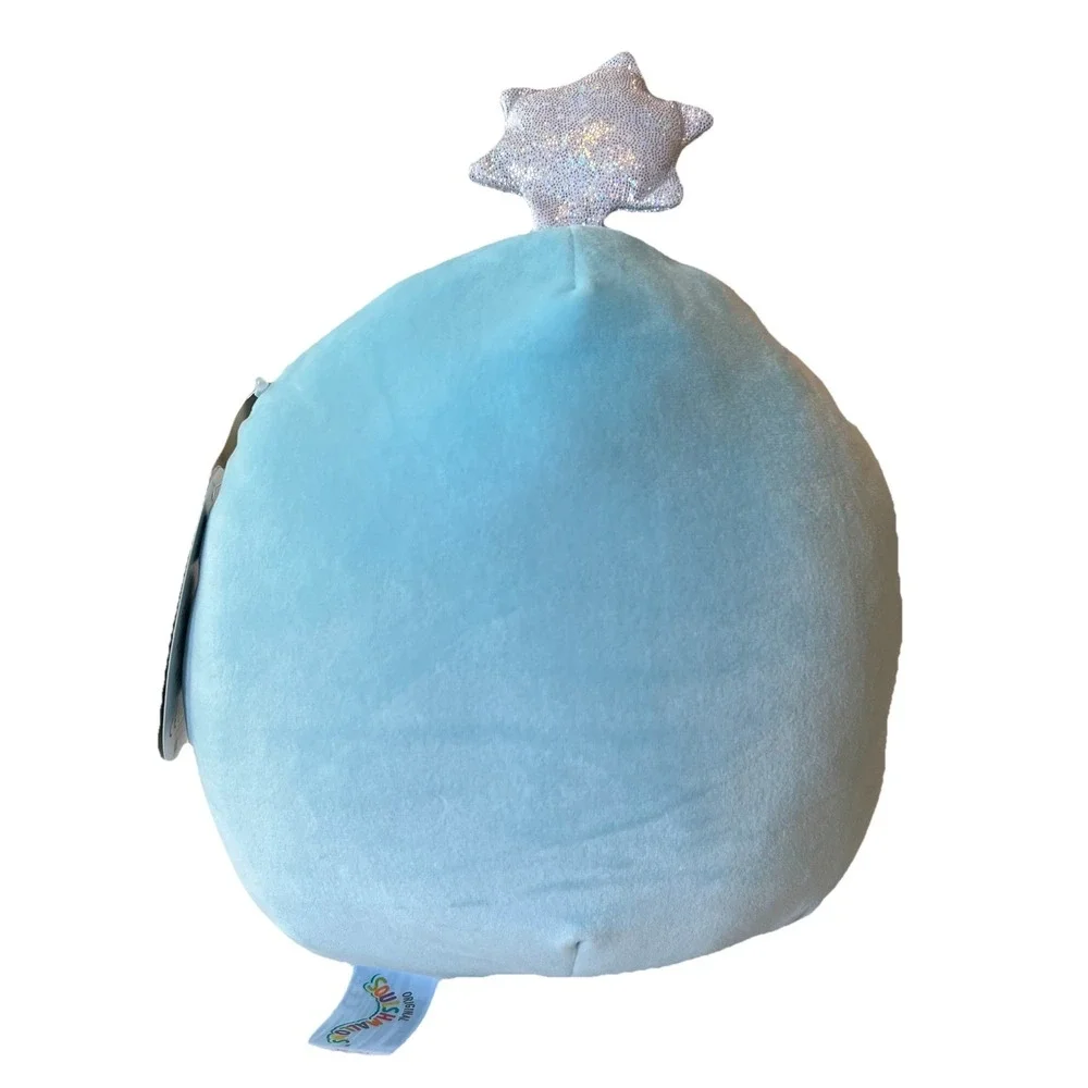 Squishmallows NWT Keiko Plush Toy‎ Blue Christmas Tree, 5